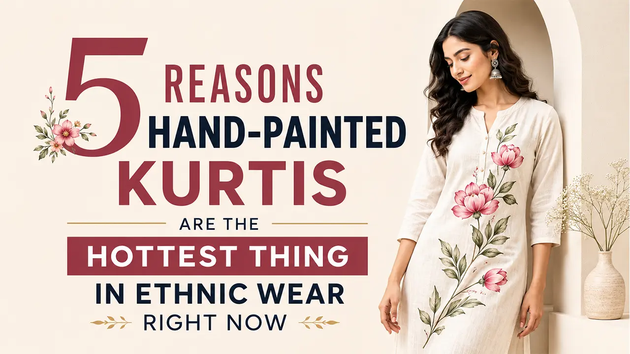 5 Reasons Hand-Painted Kurtis Are the Hottest Thing in Ethnic Wear Right Now