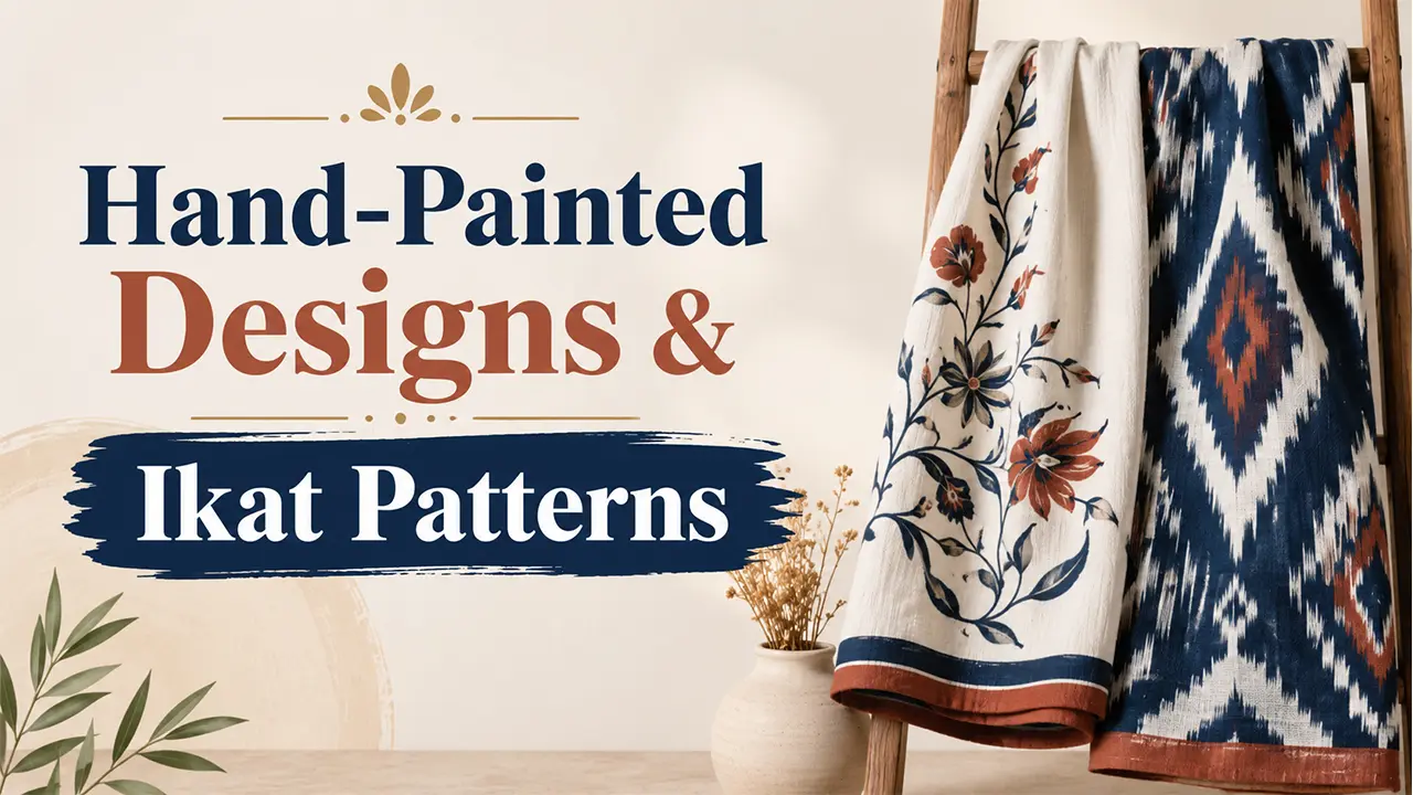 Hand-Painted Designs & Ikat Patterns