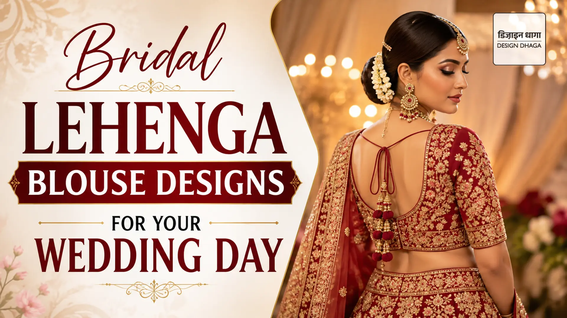 Bridal Lehenga Blouse Designs for Your Wedding Day