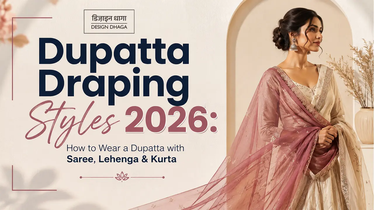 dupatta draping styles 2026 how to wear