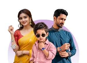 Hand tying a beautiful handmade rakhi on wrist for Raksha Bandhan celebration by Design Dhaga